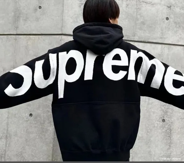 L Back S Sweatshirt LOGO Grey XL LOGO JACQUARD SWEATSHIRT Big HOODED Black BIG M Hoodie 0522